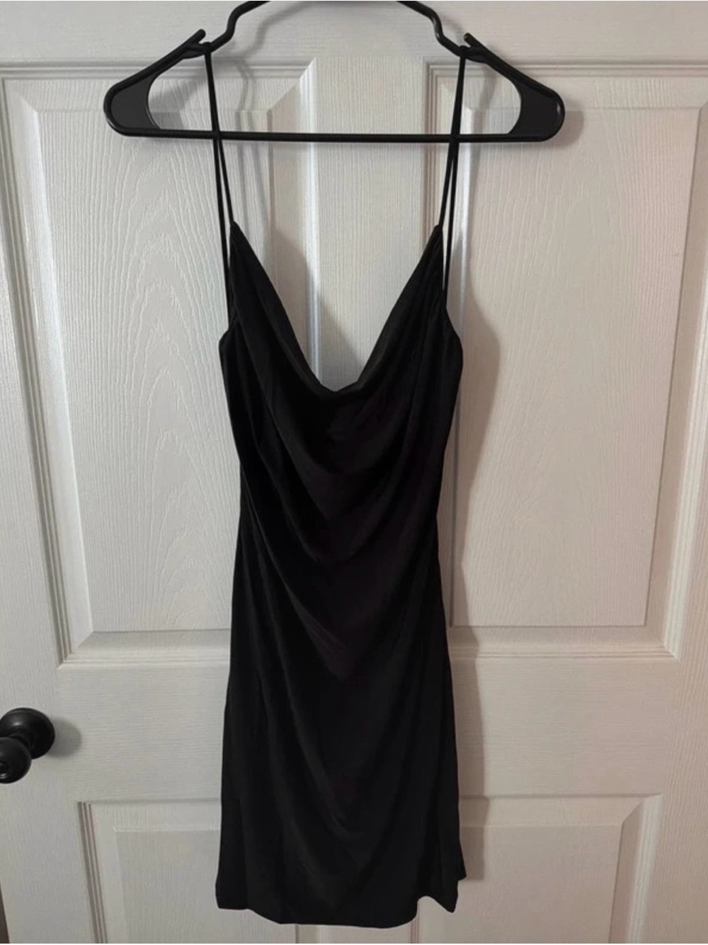 Black Strappy Mini Dress